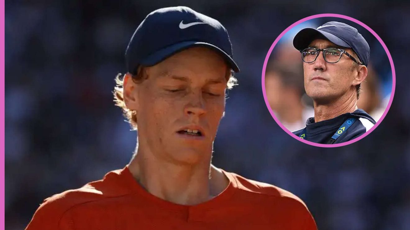 Pictured: Jannik Sinner and Darren Cahill