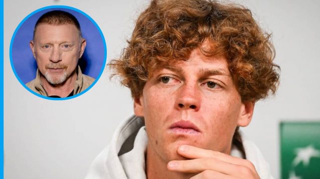 Boris Becker and Jannik Sinner