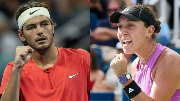 Taylor Fritz and Jessica Pegula