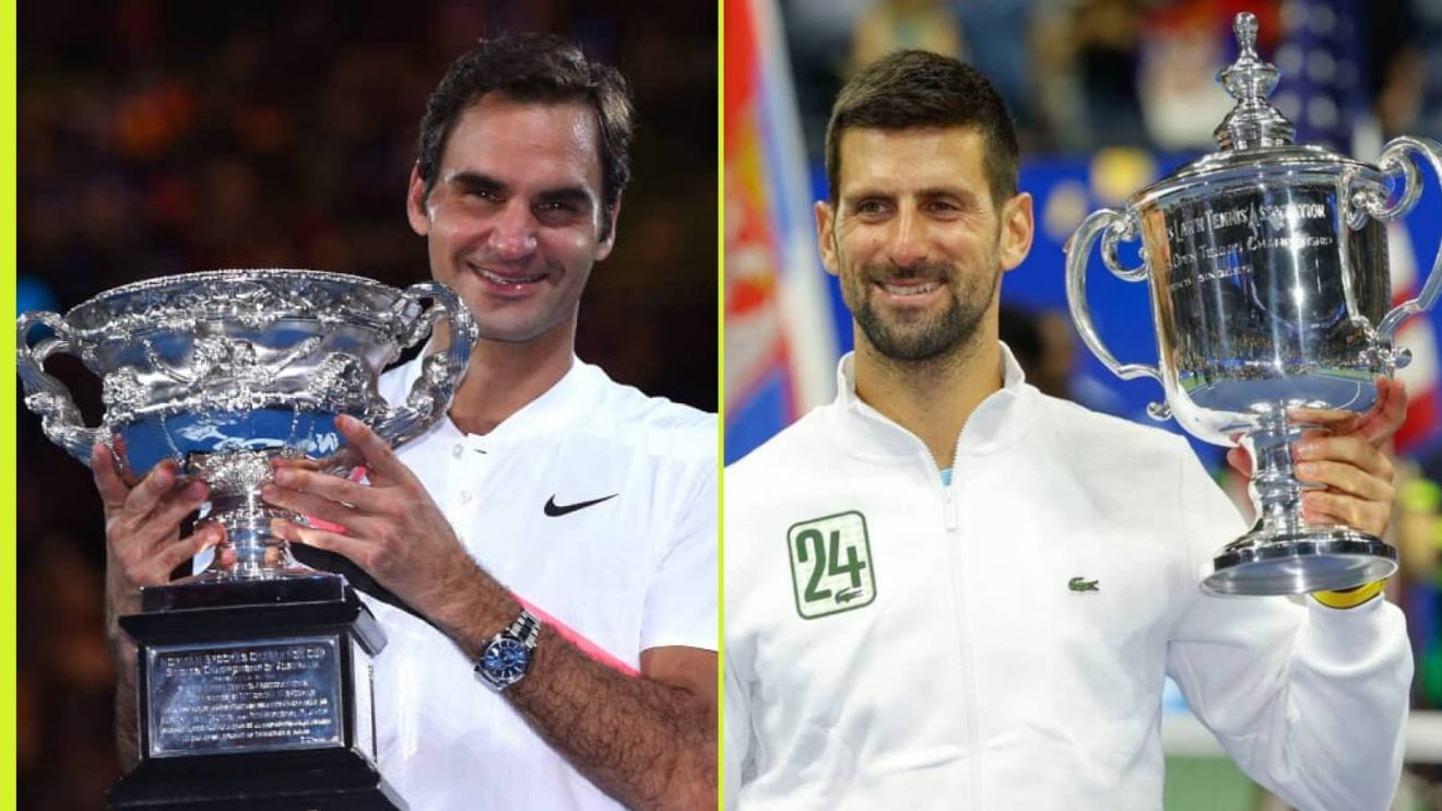 Roger Federer and Novak Djokovic are among the oldest men's Grand Slam winners