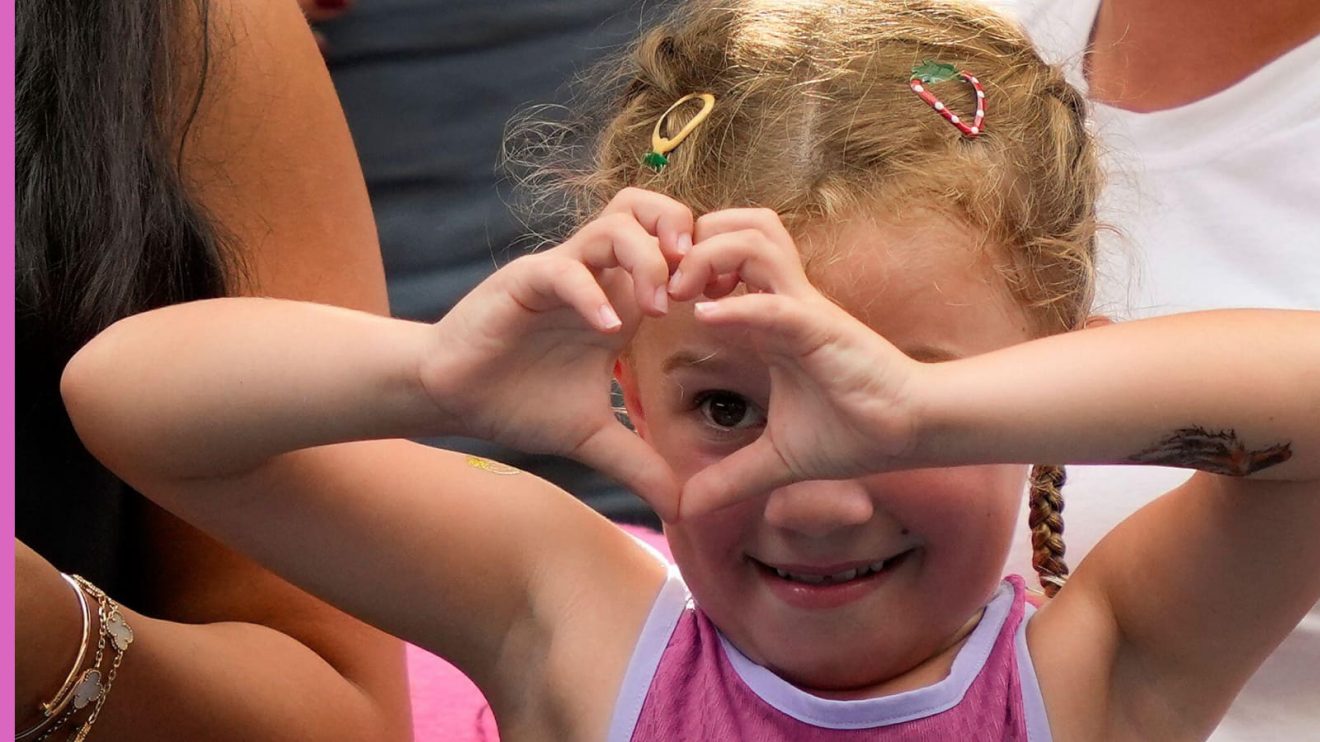 Aryna Sabalenka super fan at the US Open