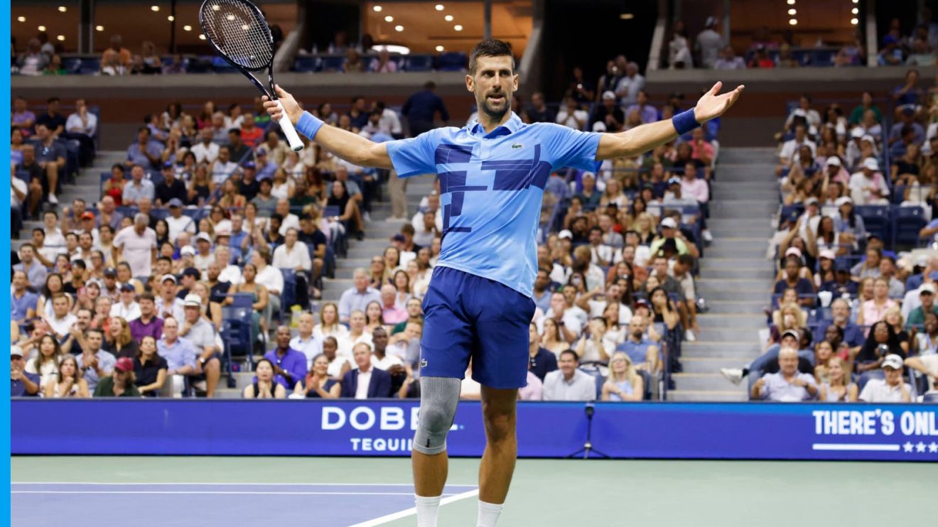 Novak Djokovic at the US Open