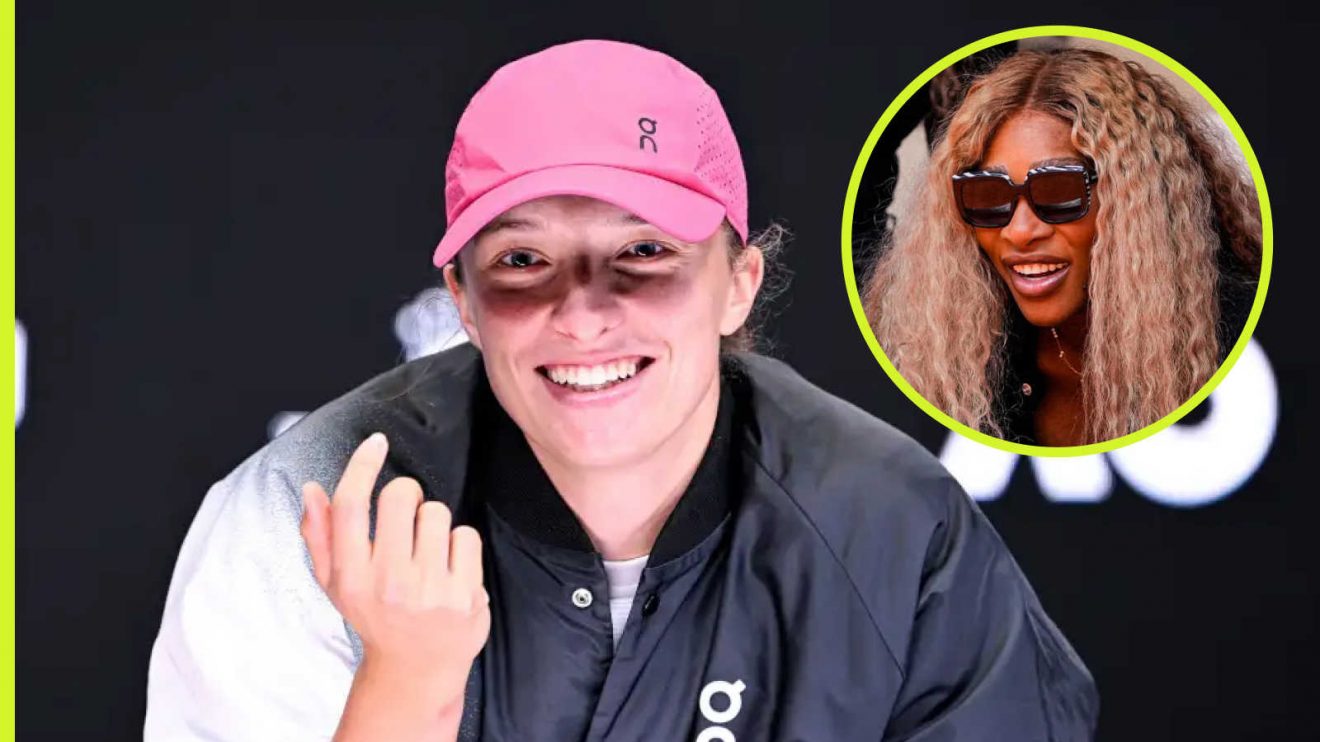 Iga Swiatek has met up with Serena Williams