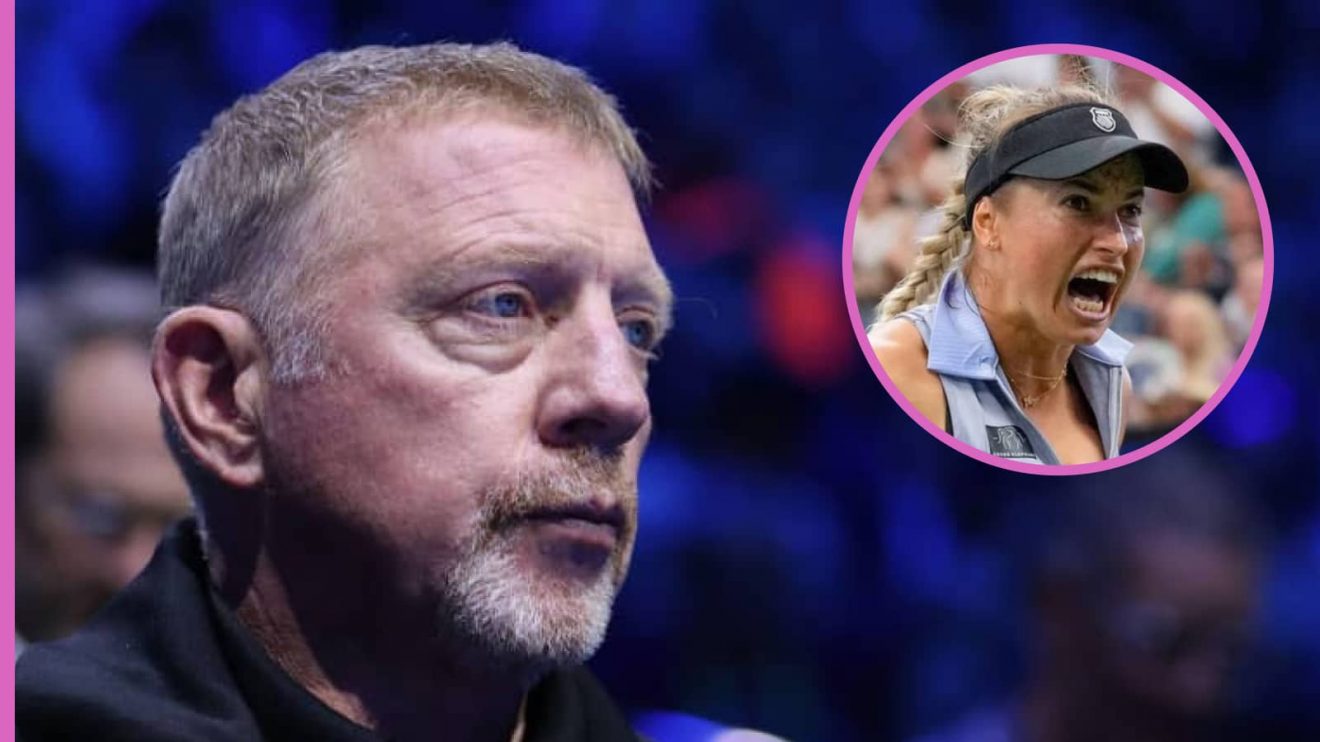 Boris Becker and Yulia Putintseva US Open