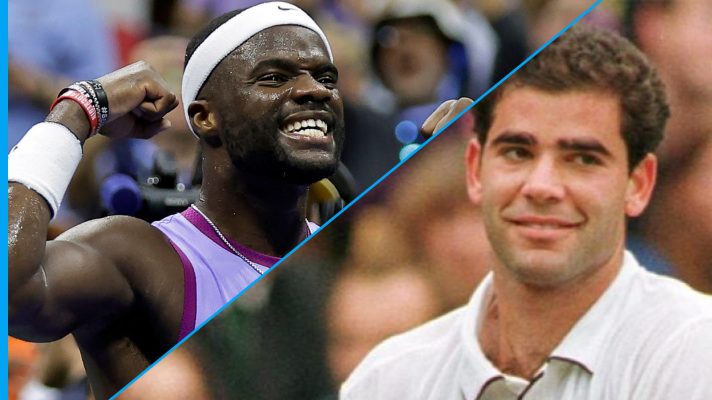 Frances Tiafoe at the 2024 US Open, Pete Sampras