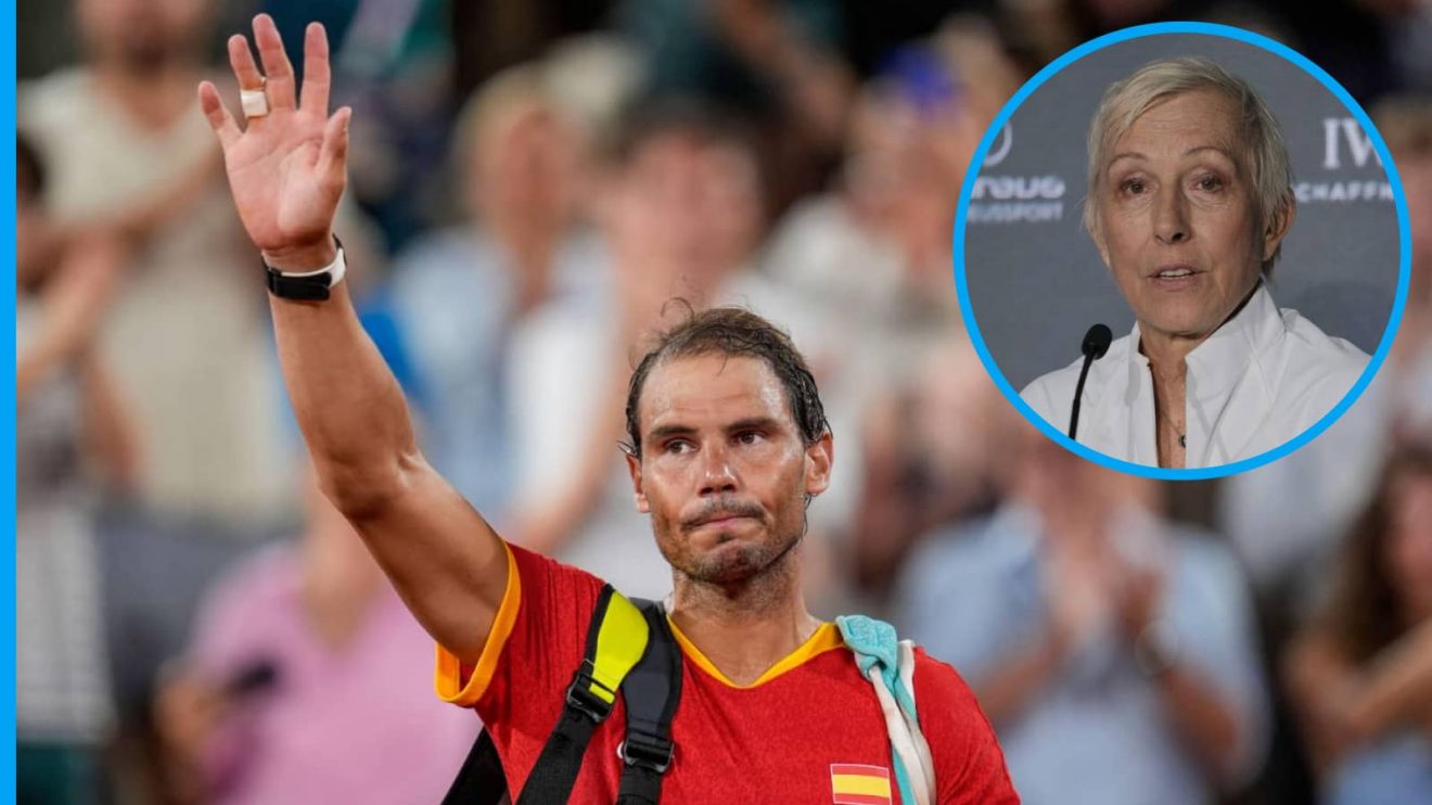 Rafael Nadal and Martina Navratilova