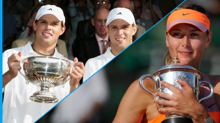 Pictured: Bob and Mike Bryan, Maria Sharapova