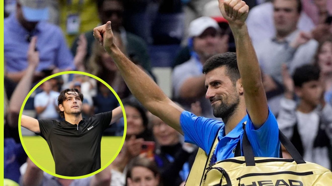 Novak Djokovic and Taylor Fritz