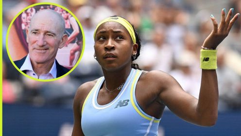 Brad Gilbert and Coco Gauff