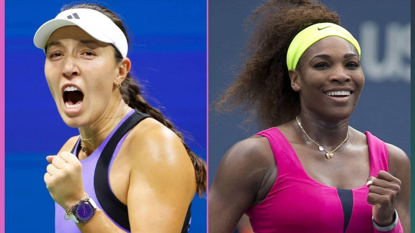 Jessica Pegula and Serena Williams at the US Open