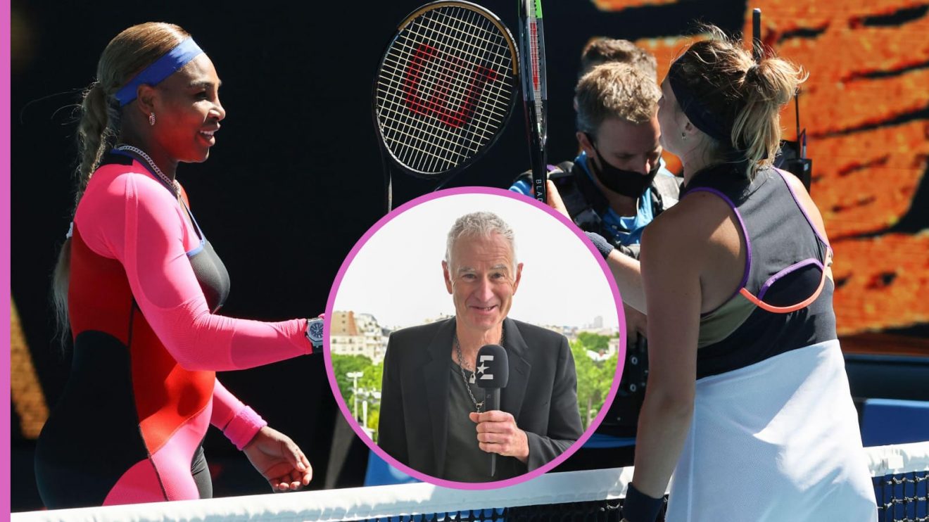 Serena Williams and Aryna Sabalenka