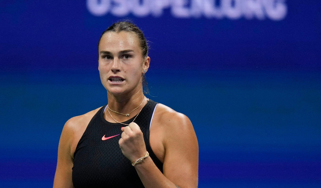 Aryna Sabalenka at the 2024 US Open