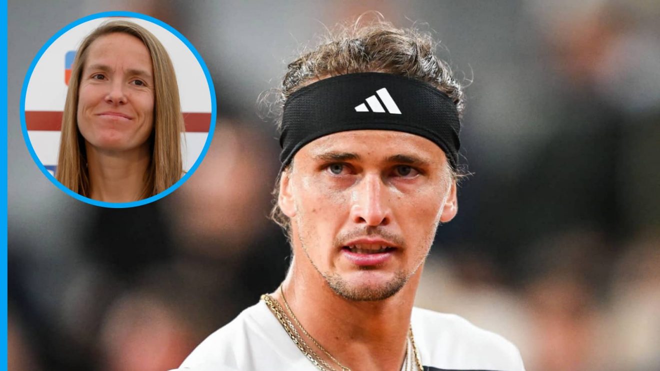 Justine Henin and Alexander Zverev