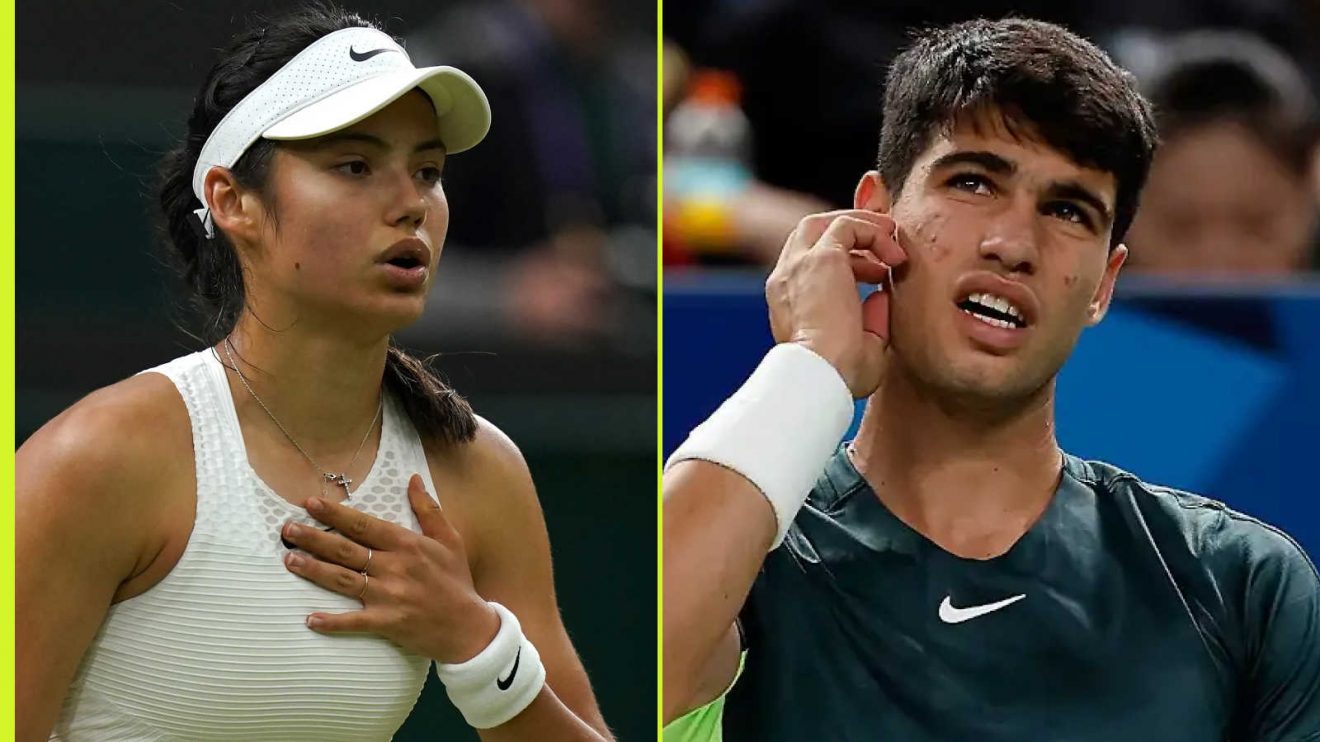 Emma Raducanu and Carlos Alcaraz