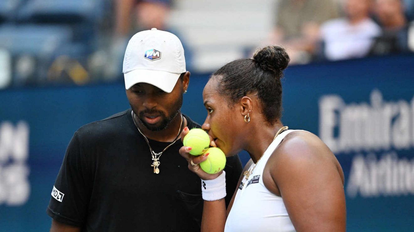 Donald Young and Taylor Townsend at the US Open