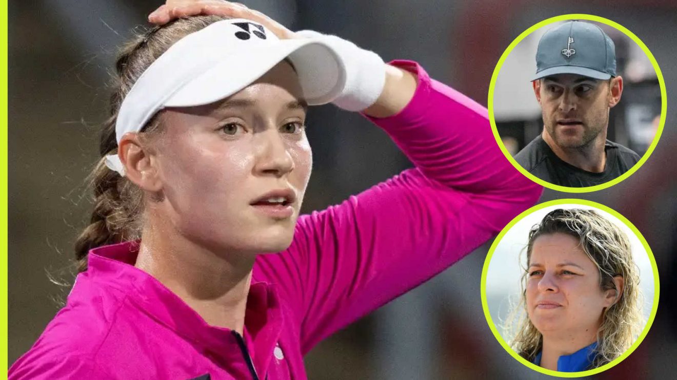 Andy Roddick and Kim Clijsters discussed Elena Rybakina's coaching situation