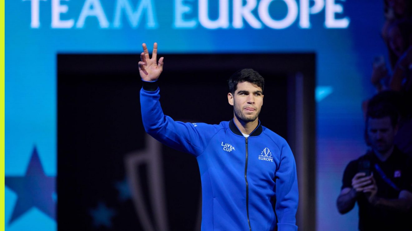 Carlos Alcaraz at the Laver Cup