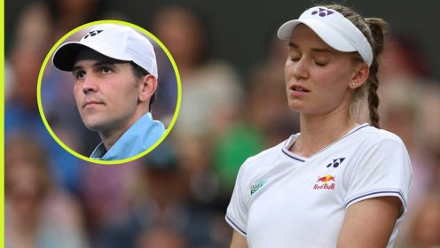 Elena Rybakina and Stefano Vukov parted company