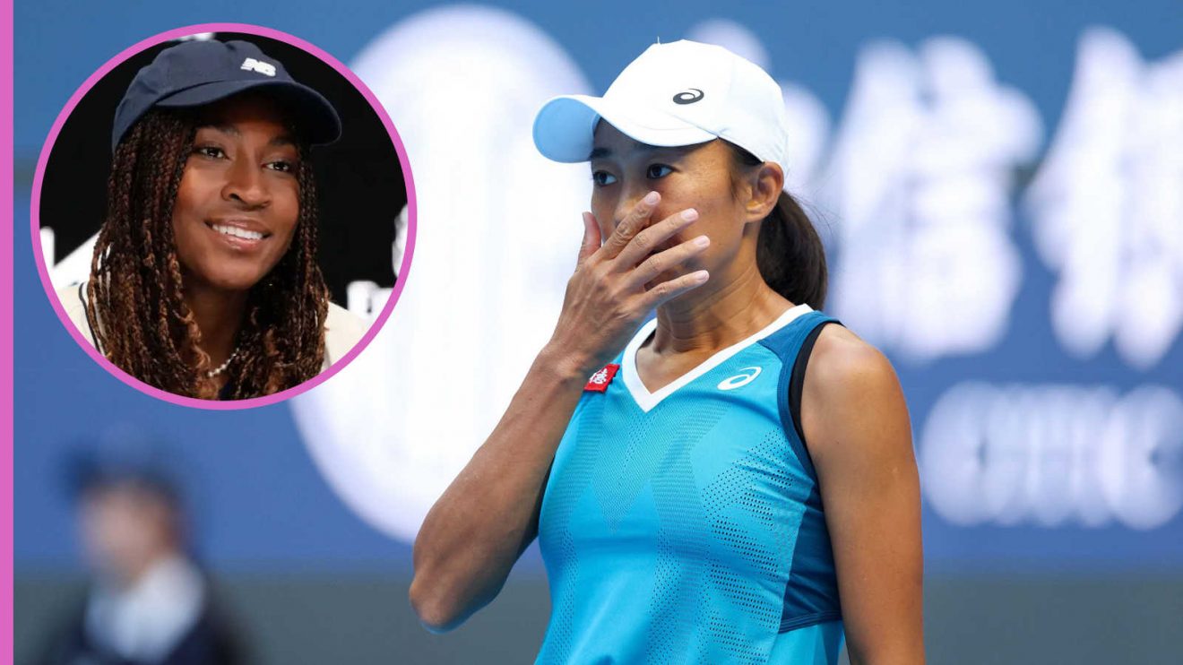 Zhang Shuai and Coco Gauff