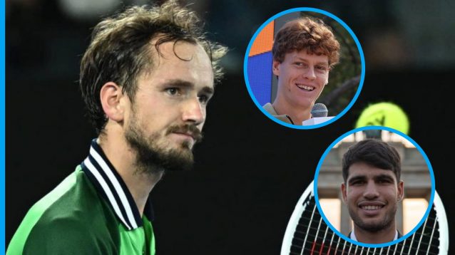 Daniil Medvedev pictured
