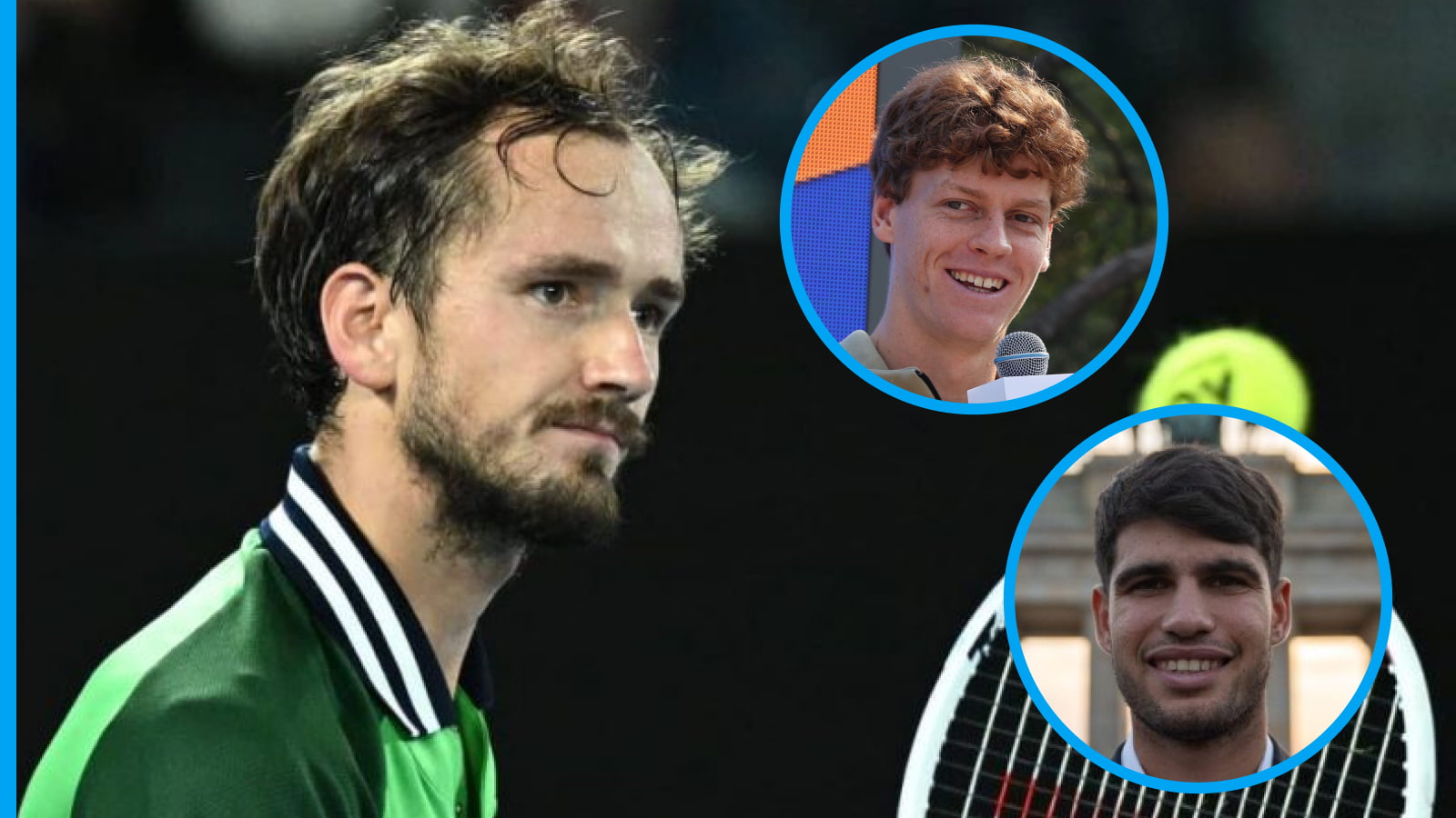 Daniil Medvedev pictured