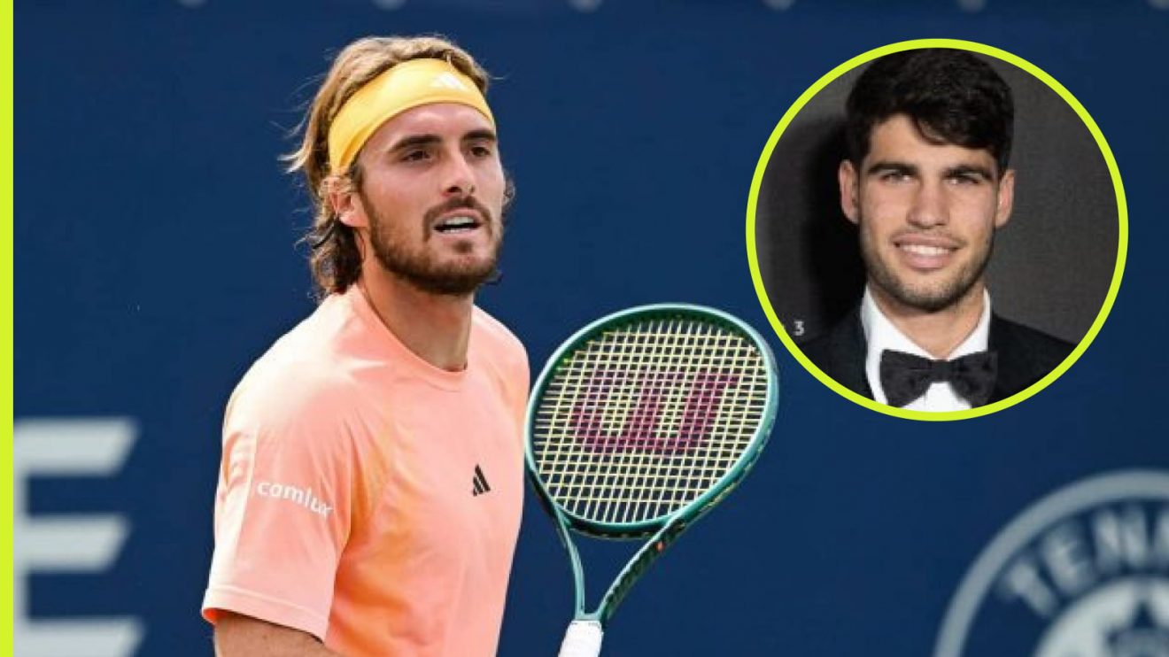Stefanos Tsitsipas and Carlos Alcaraz