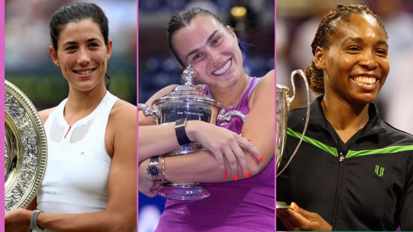 Pictured: Former WTA world No 1's Garbine Muguruza, Aryna Sabalenka, Venus Williams