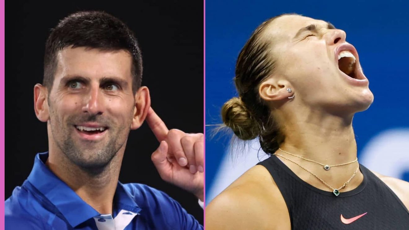 Novak Djokovic and Aryna Sabalenka