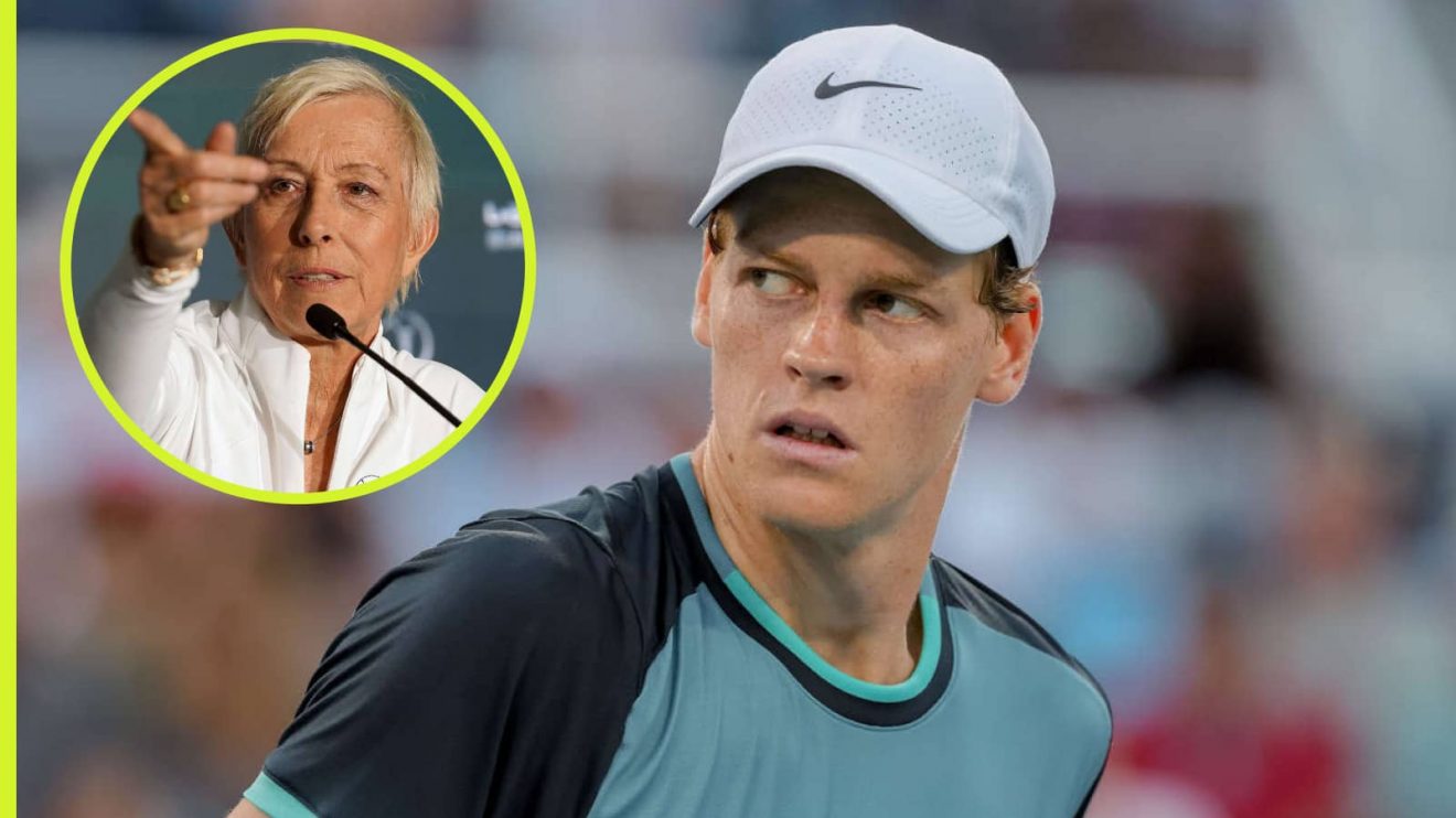 Martina Navratilova and Jannik Sinner
