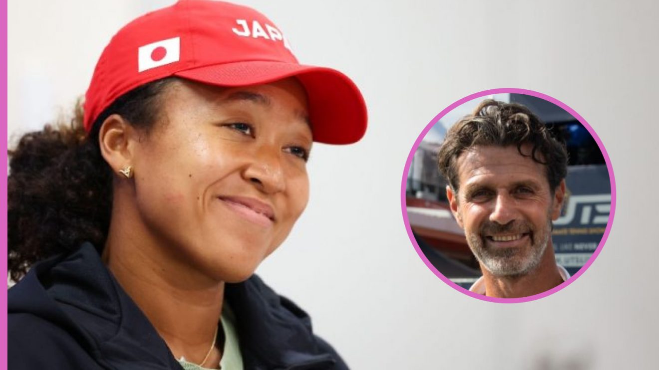 Pictured: Naomi Osaka and Patrick Mouratoglou