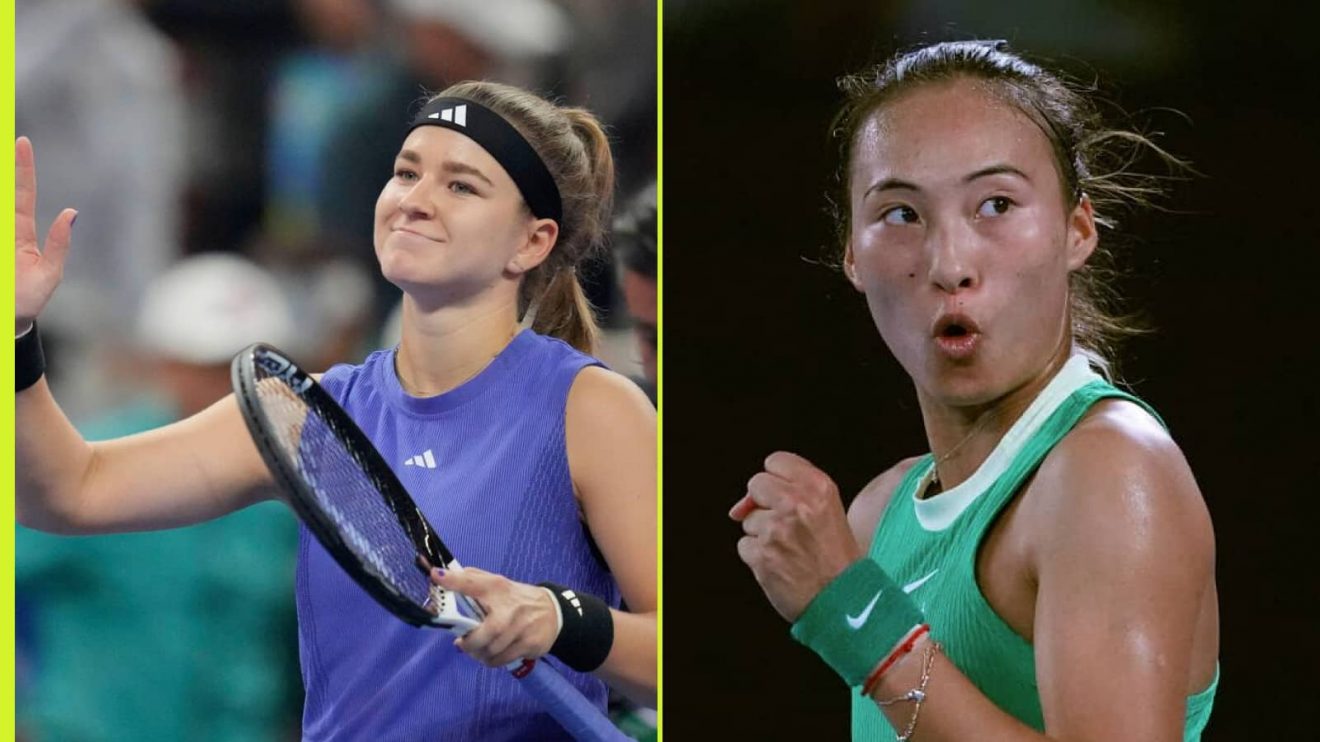 Karolina Muchova downed Qinwen Zheng in the China Open semi-finals