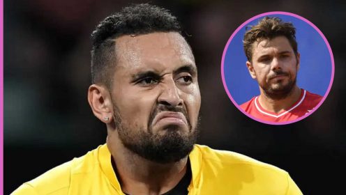 Pictured: Nick Kyrgios and Stan Wawrinka
