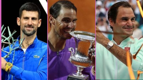 Pictured: Novak Djokovic, Rafael Nadal, and Roger Federer