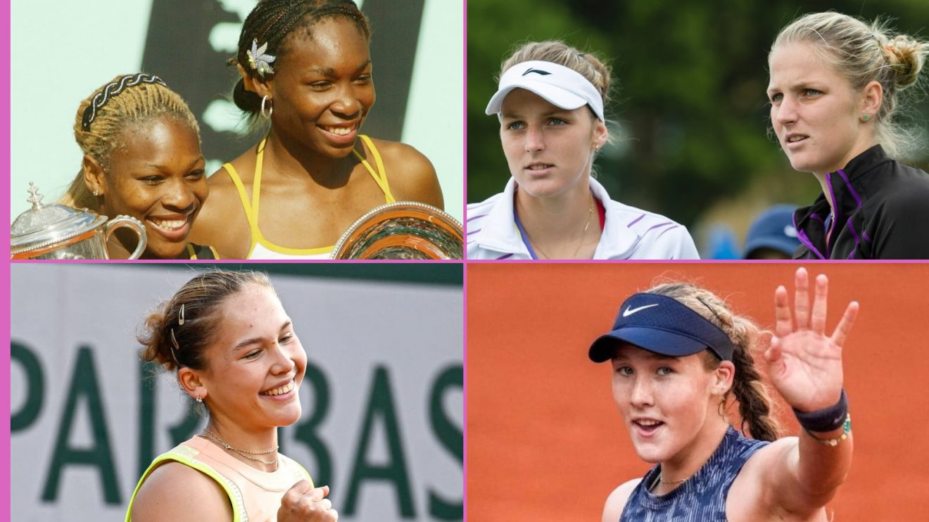 Serena and Venus Williams, Karolina and Kristyna Pliskova, Erika and Mirra Andreeva