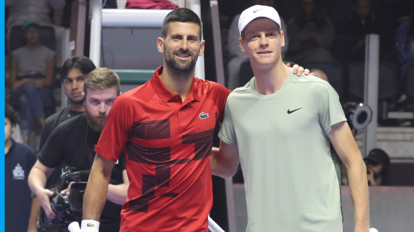 Novak Djokovic and Jannik Sinner