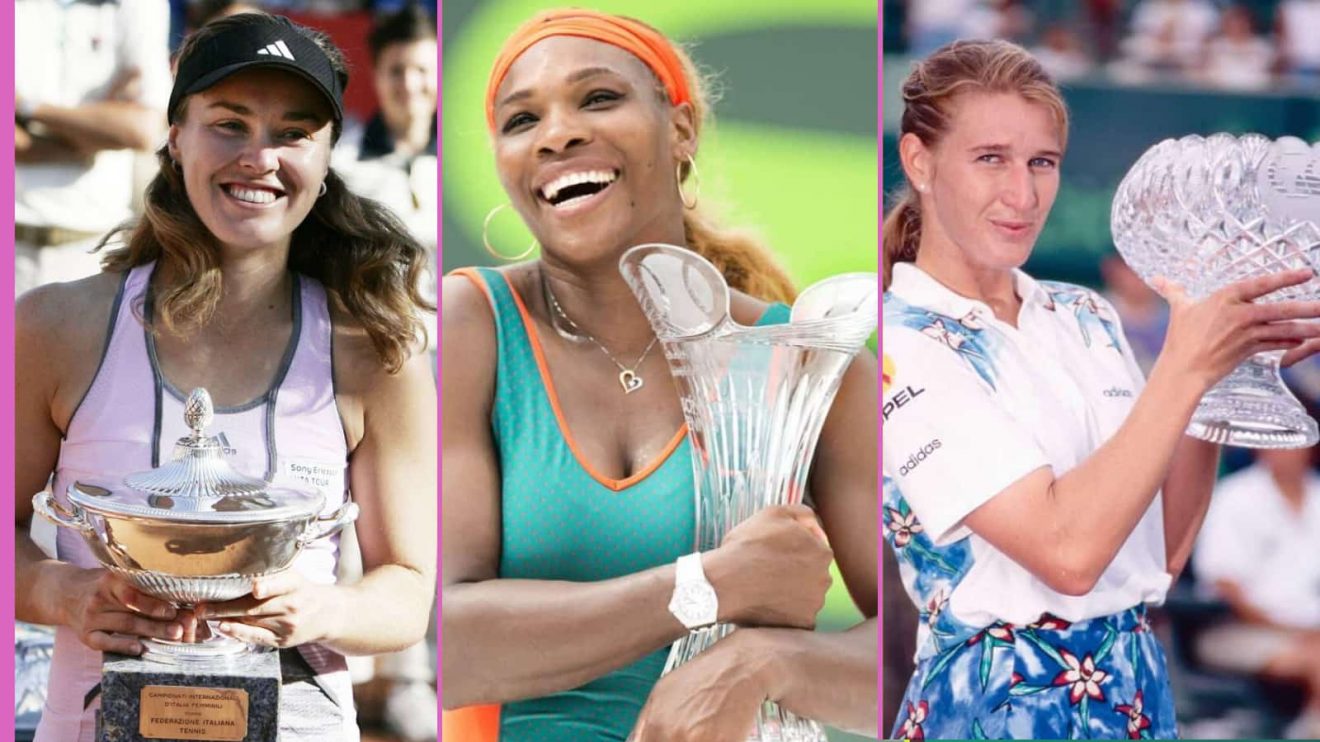 Martina Hingis, Serena Williams and Steffi Graf