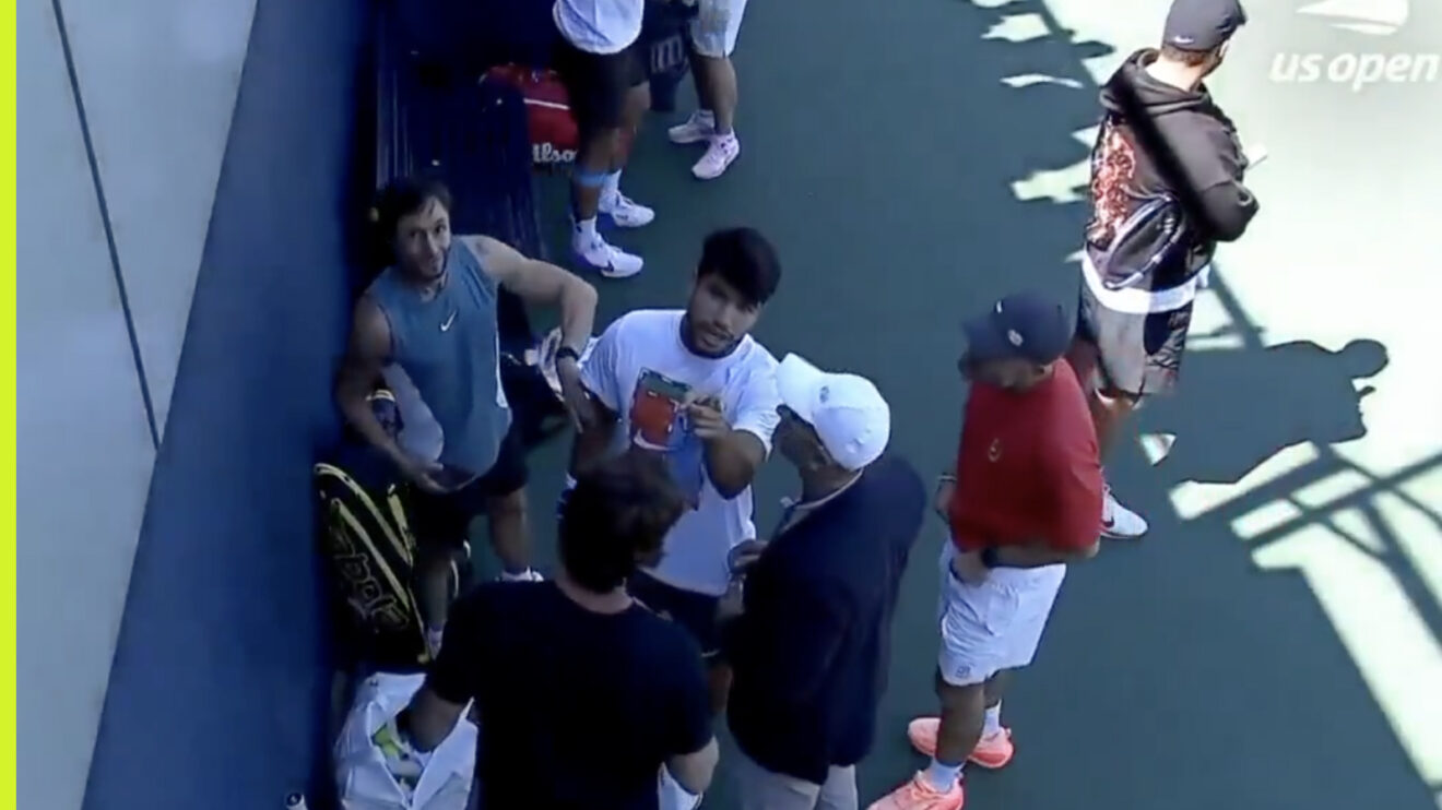Carlos Alcaraz at the US Open