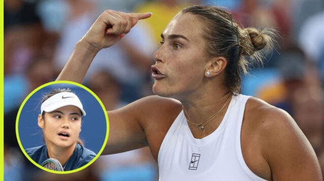 Aryna Sabalenka and Emma Raducanu