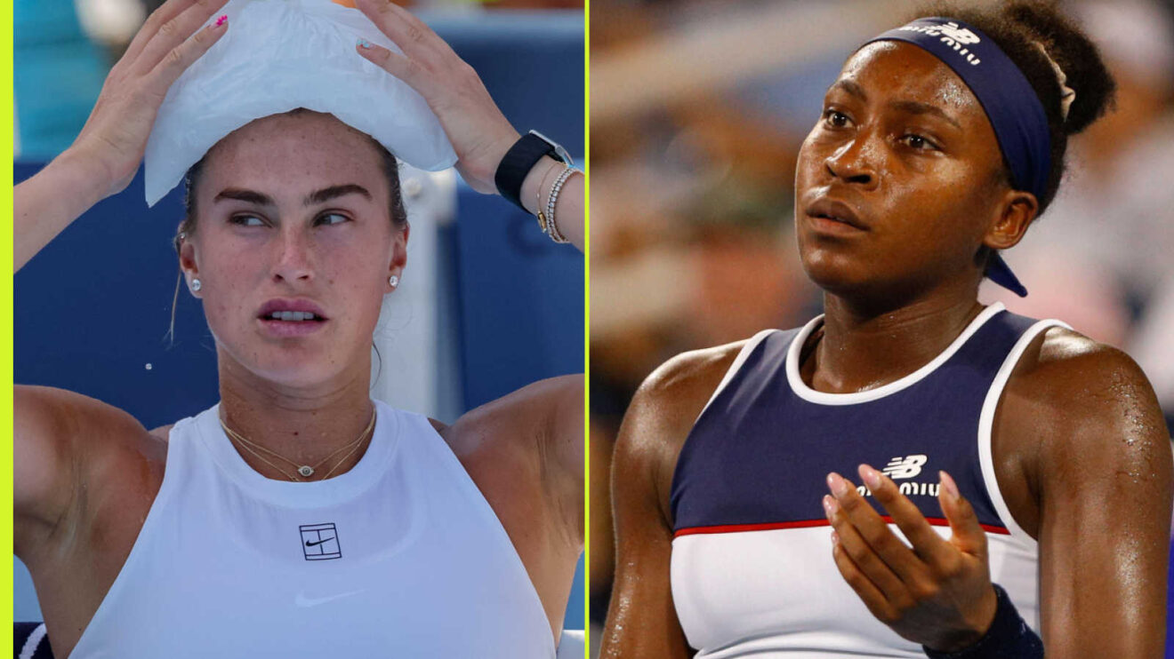 Pictured: Aryna Sabalenka and Coco Gauff