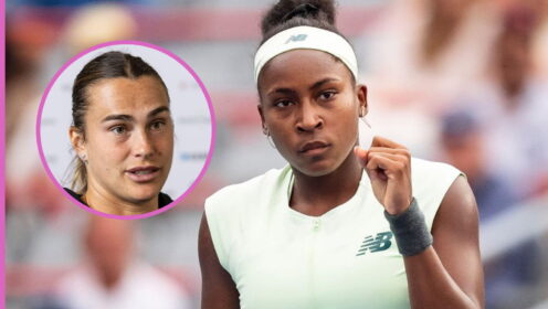 Pictured: WTA Tour stars Coco Gauff and Aryna Sabalenka.