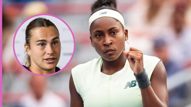 Pictured: WTA Tour stars Coco Gauff and Aryna Sabalenka.