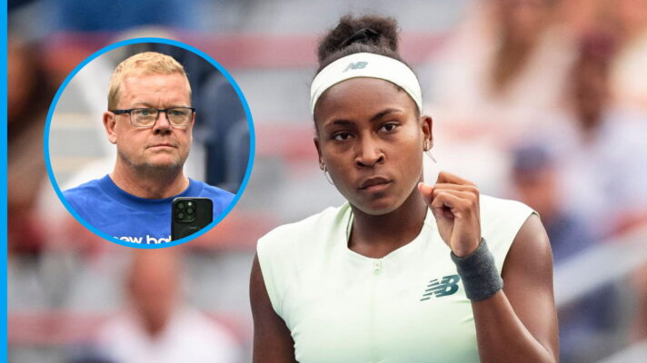 Pictured: Coco Gauff and Gavin MacMillan