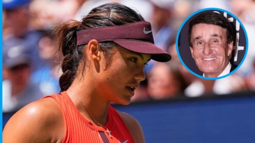 Emma Raducanu and Rick Macci