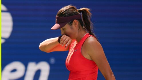 Emma Raducanu at the US Open
