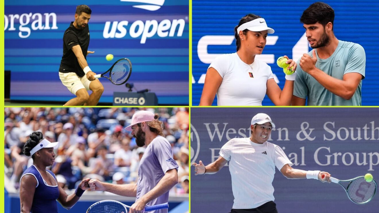 Novak Djokovic, Emma Raducanu & Carlos Alcaraz, Venus Williams & Reilly Opelka and Learner Tein