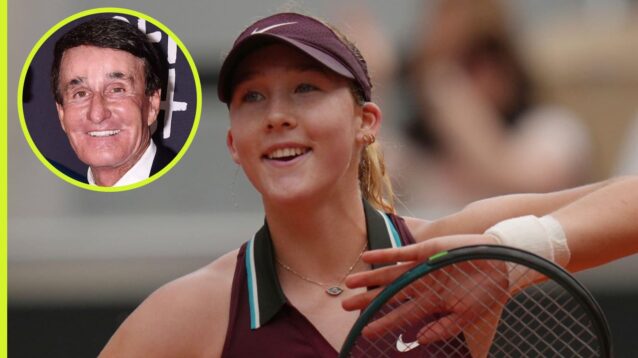 Mirra Andreeva and Rick Macci