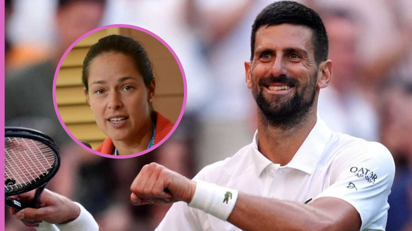Pictured: Novak Djokovic and Ana Ivanovic.