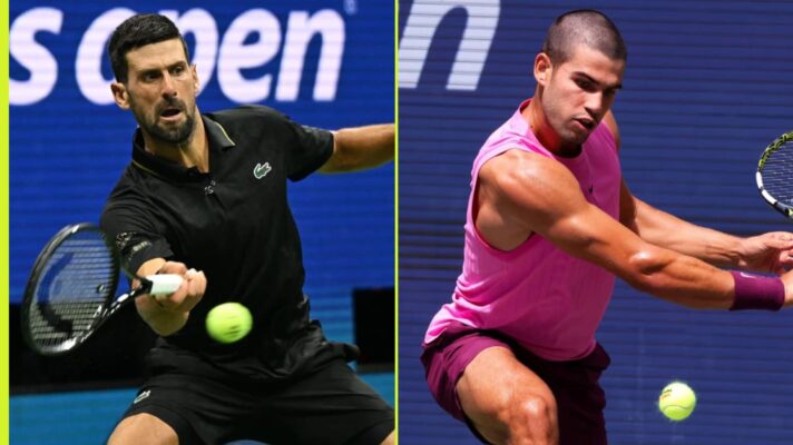 Novak Djokovic and Carlos Alcaraz