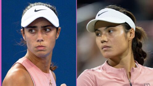 Olga Danilovic and Emma Raducanu