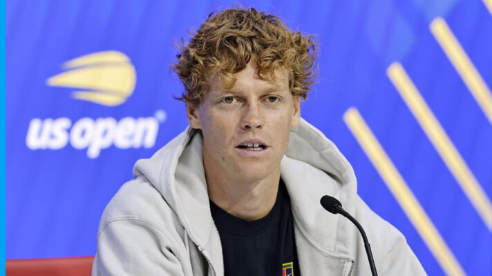 Jannik Sinner faces the media